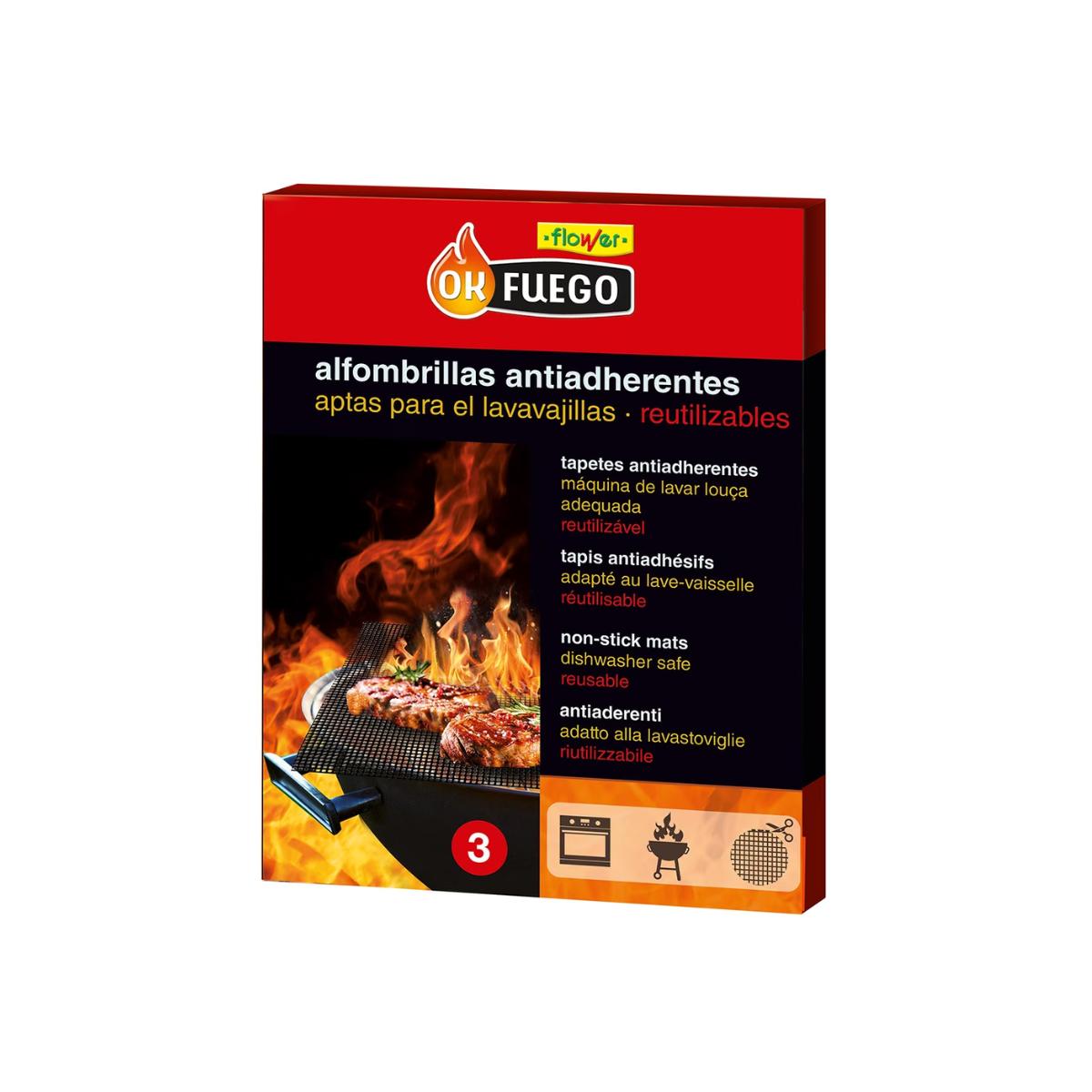 Alfombrilla antiadherente para barbacoas Okfuego