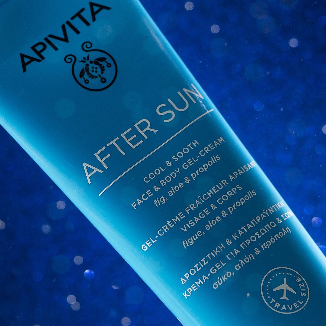 Cool & Sooth Gel-Crema After Sun Bee Sun Safe Apivita 100 ml (Formato Viaje)