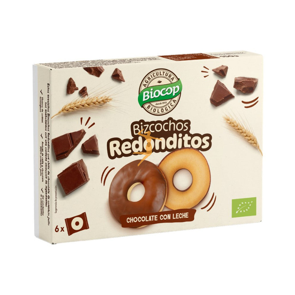 Bizcochos Redonditos Chocolate con Leche Biocop 150 g