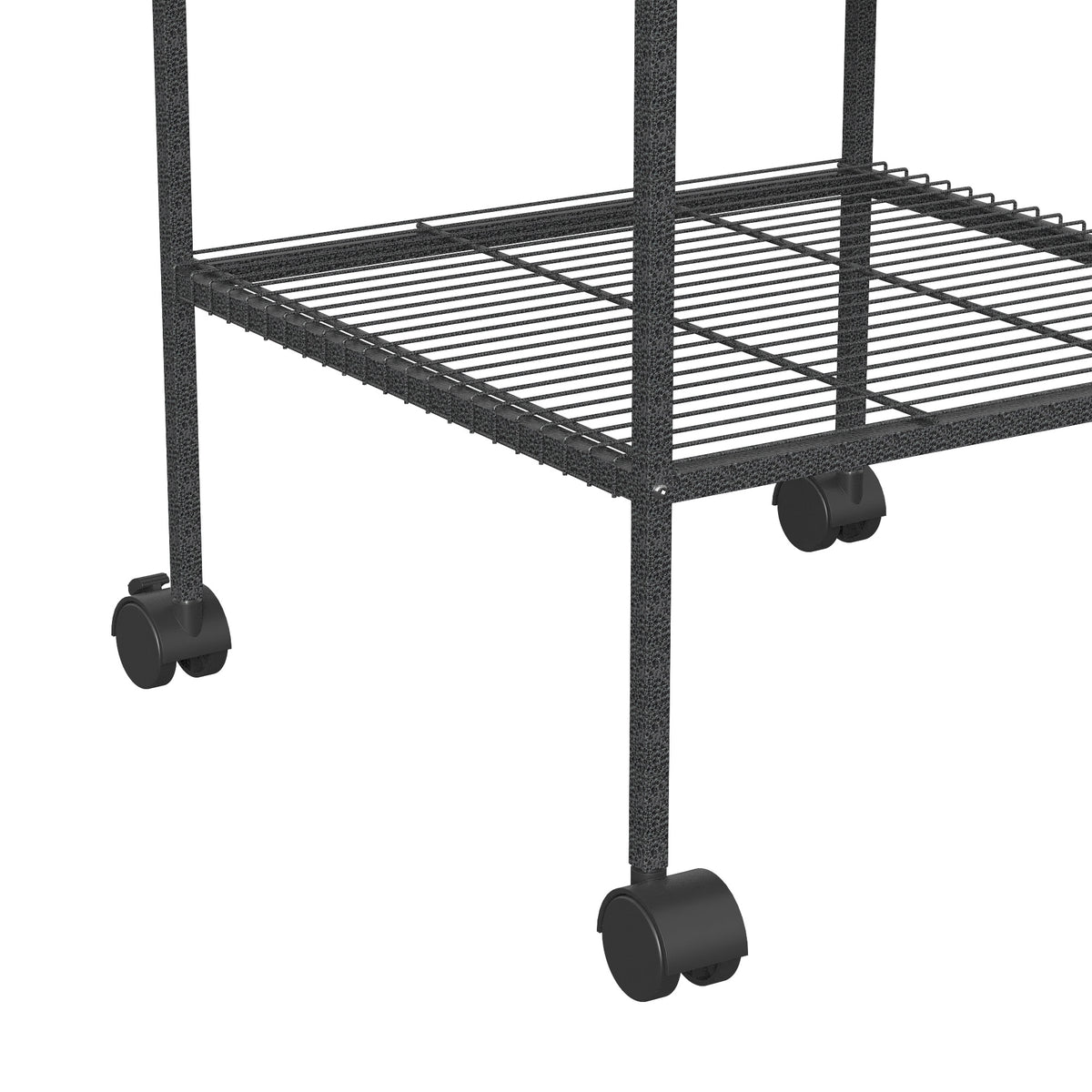 Soporte Para Pájaros Pawhut Acero Gris Oscuro 63x63x163 Cm_4