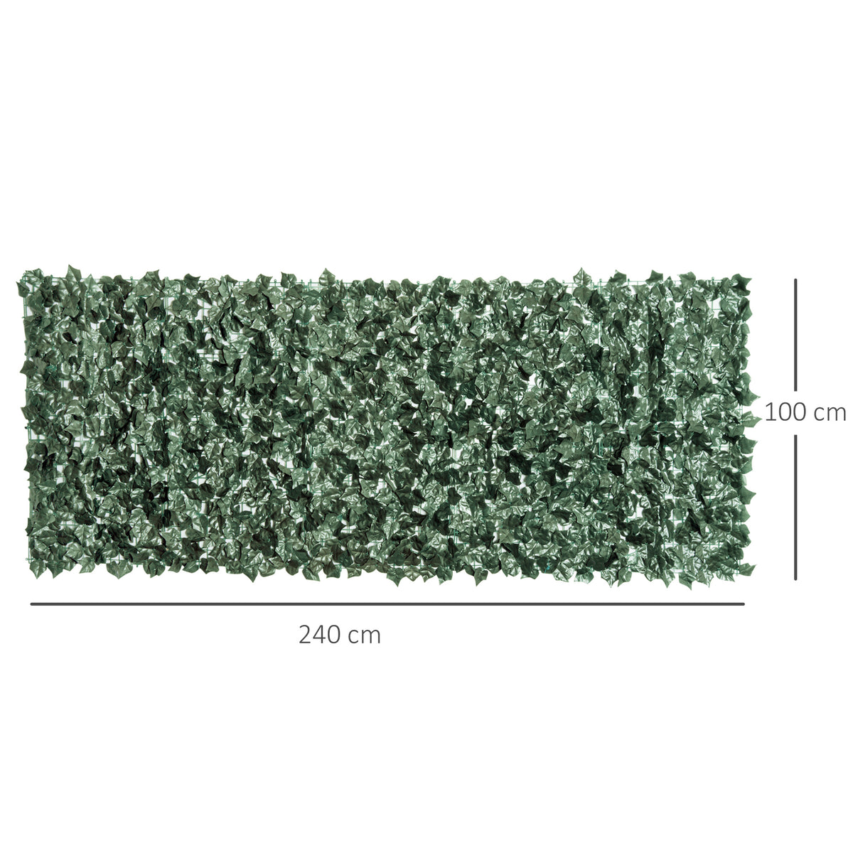 Seto Artificial Outsunny Pe Verde 240x100x1 Cm_2