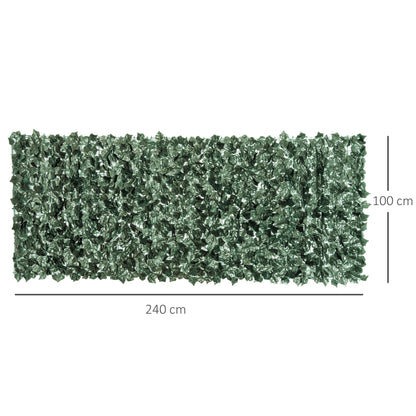 Seto Artificial Outsunny Pe Verde 240x100x1 Cm_2