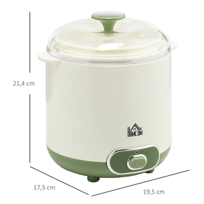 Yogurtera Homcom Pc, Pp Blanco 19.5x17.5x21.4 Cm_2