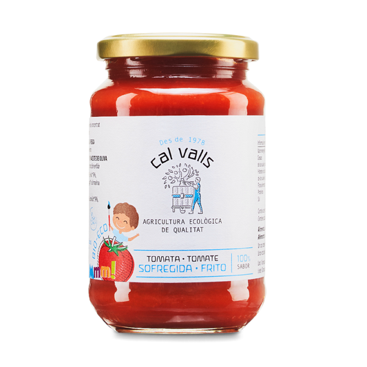 Tomate Frito SIN AZÚCARES añadidos Ecológico Cal Valls 350g