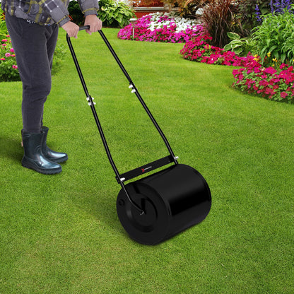 Rodillo De Césped Durhand Negro 30l Llena De Agua 50x32x108cm Acero_1