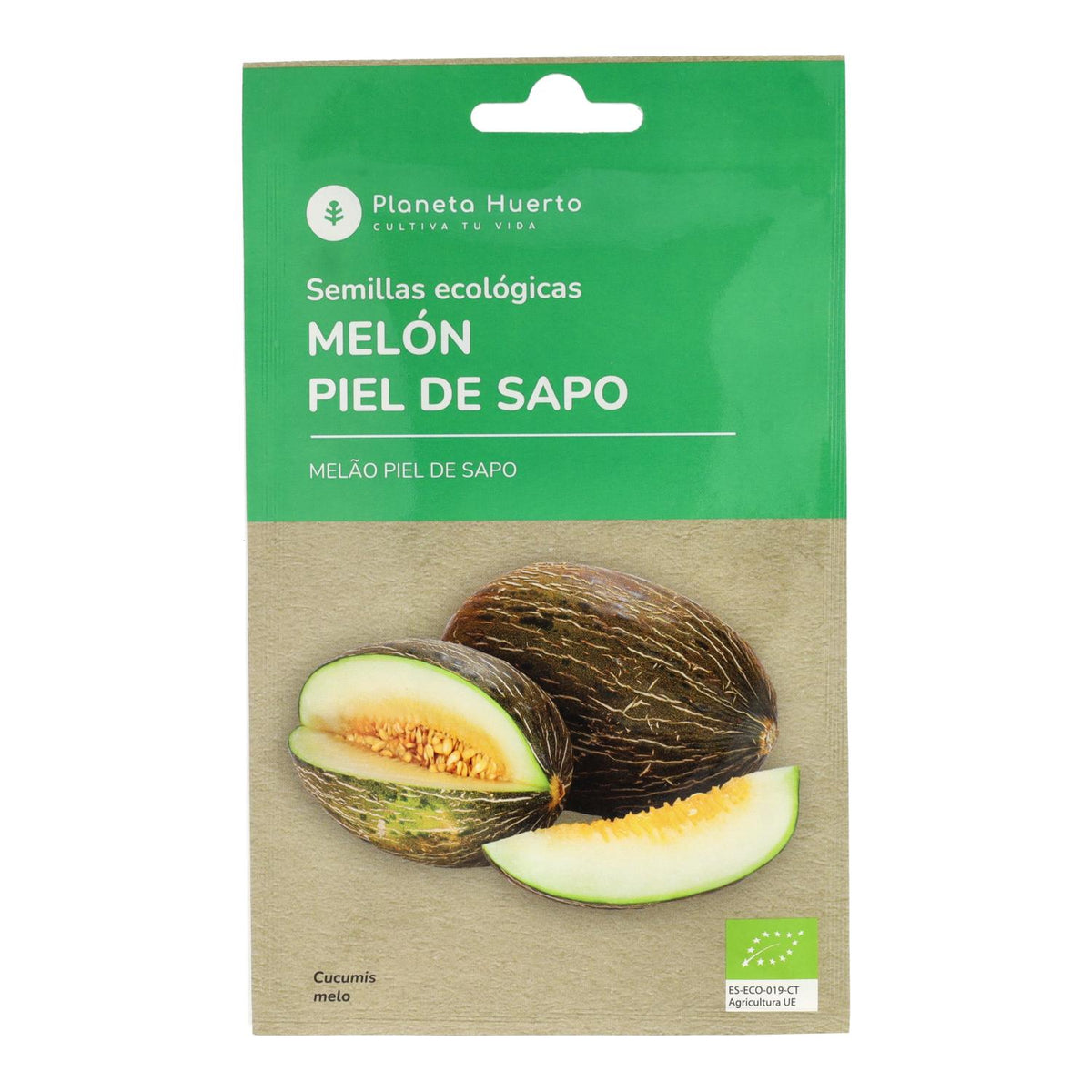 Semillas de Melón piel de sapo ecológicas Planeta Huerto