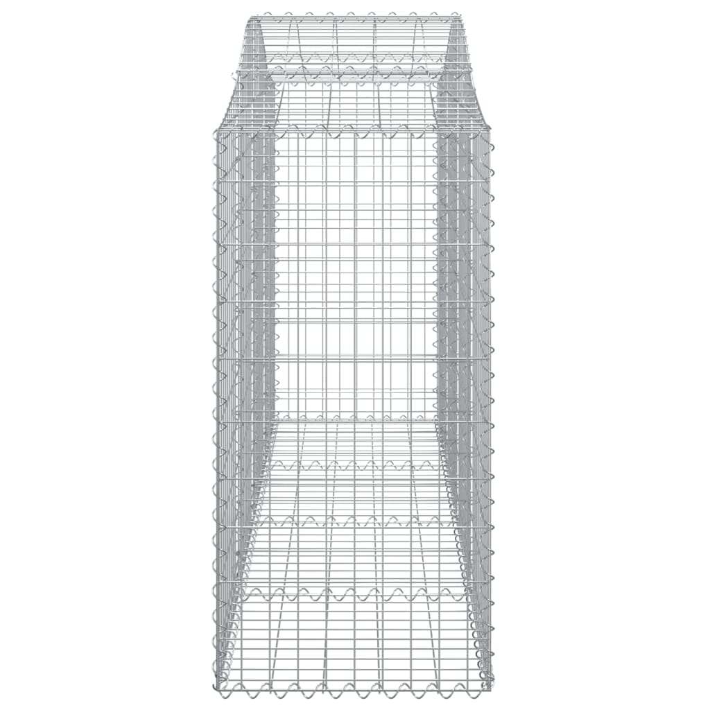 Cestas De Gaviones 4 Uds Forma De Arco Hierro 200x50x120/140 Cm_4