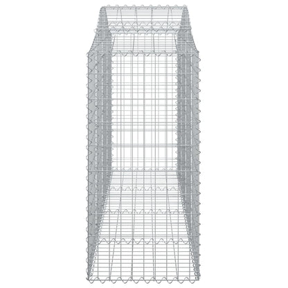Cestas De Gaviones 4 Uds Forma De Arco Hierro 200x50x120/140 Cm_4