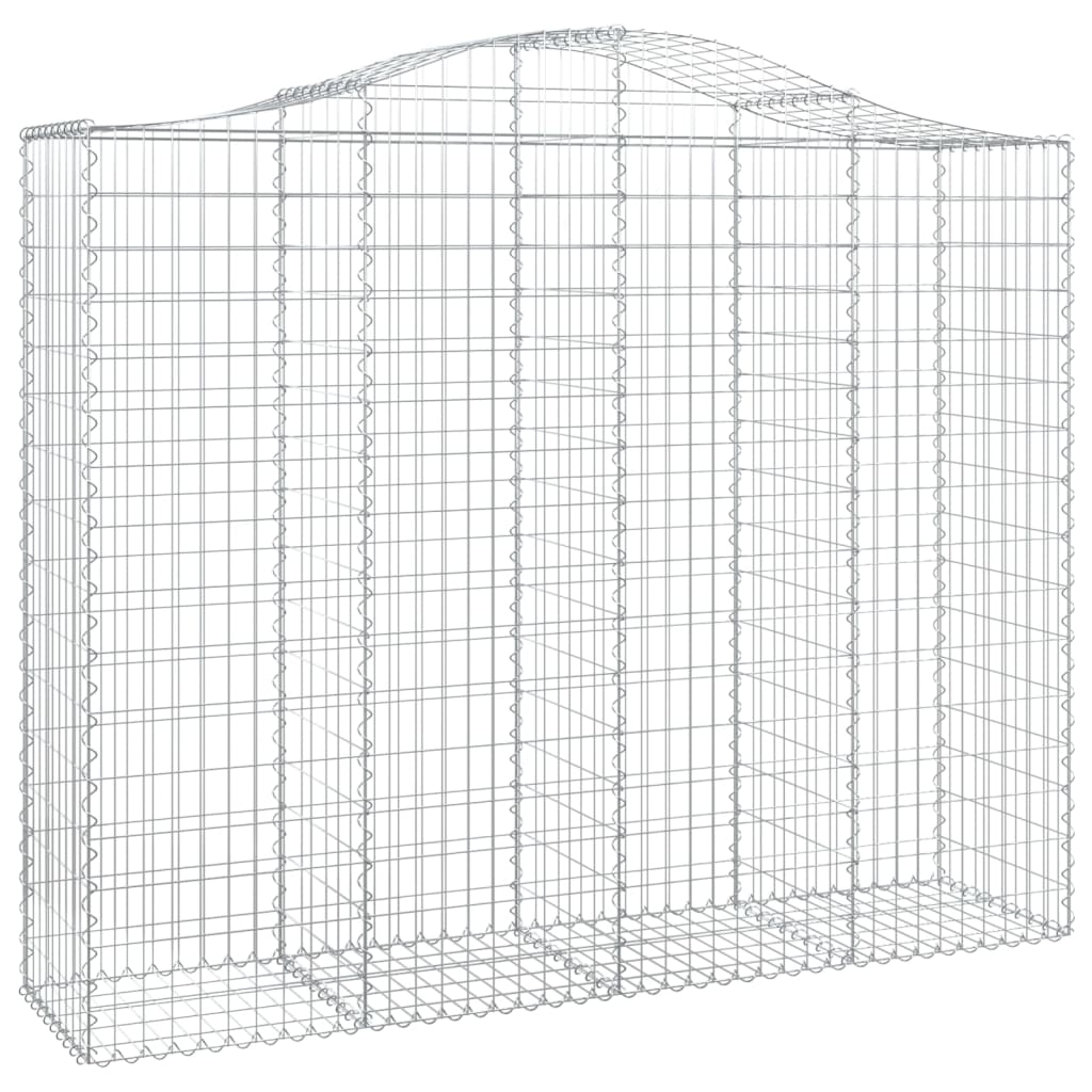 Cestas Gaviones 20 Uds Forma De Arco Hierro 200x50x160/180 Cm_2