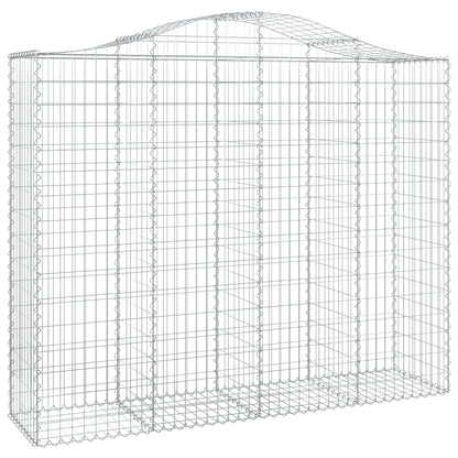 Cestas De Gaviones 6 Uds Forma De Arco Hierro 200x50x160/180 Cm_2