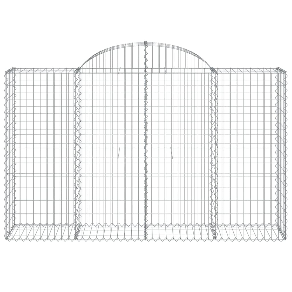 Cestas Gaviones 25 Uds Forma De Arco Hierro 200x50x120/140 Cm_3