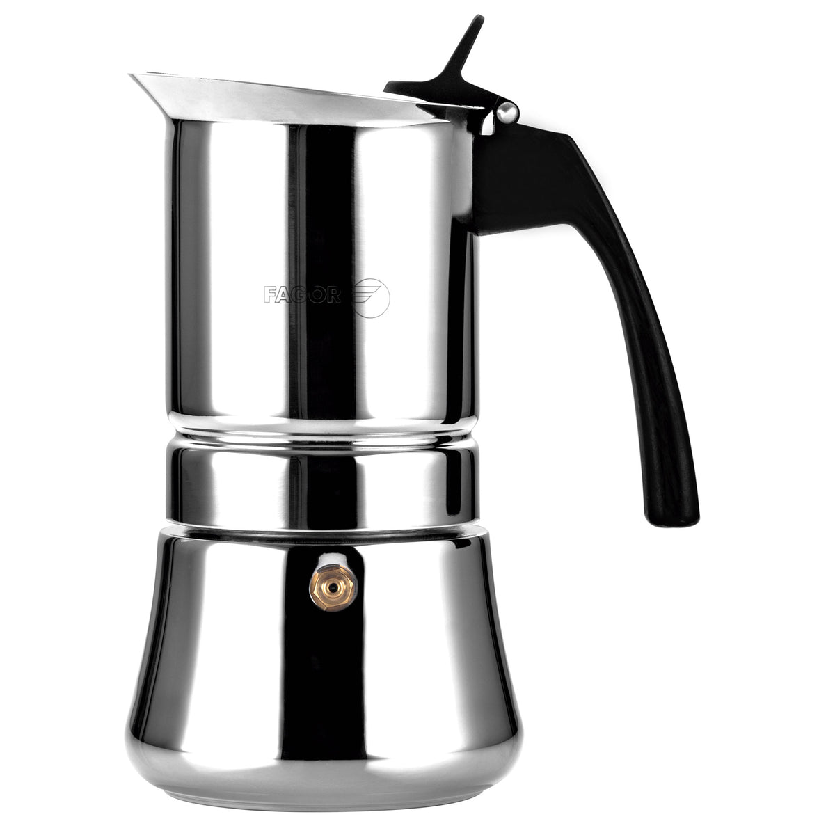Cafetera Inox Etnica 10 Tazas Acero Inoxidable 18/10 Fagor_0