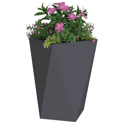 Jardinera Antracita 50 X 50 X 75 Cm Acero_2
