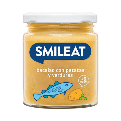 Pack Tarritos de Carne y Pescado BIO Smileat 4 uds de 230g