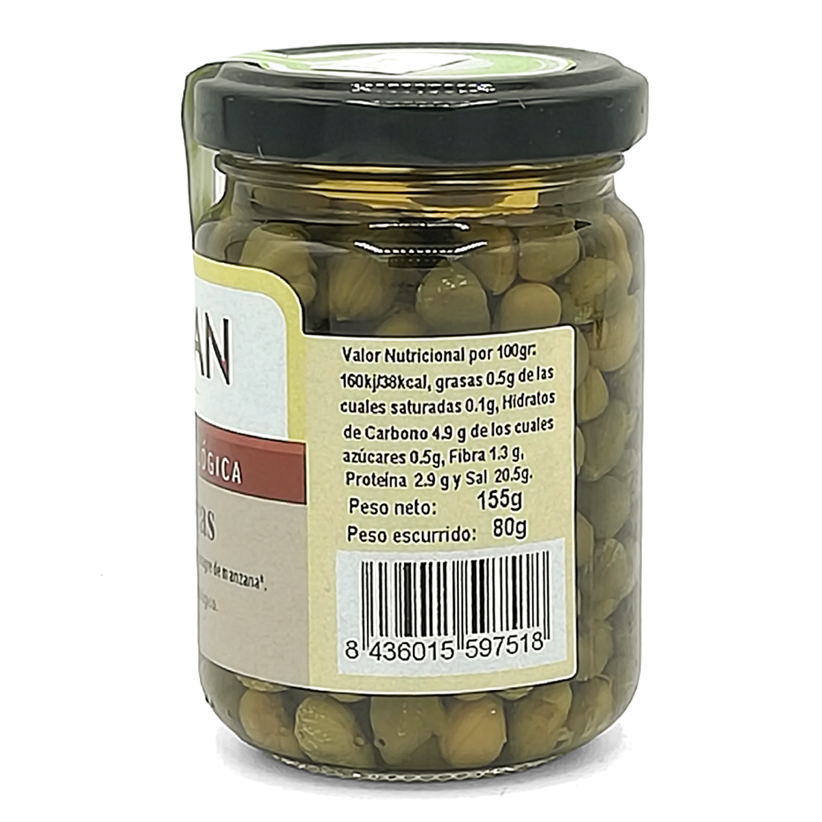 Alcaparras En Vinagre De Manzana Eco Bionsan 80g_1
