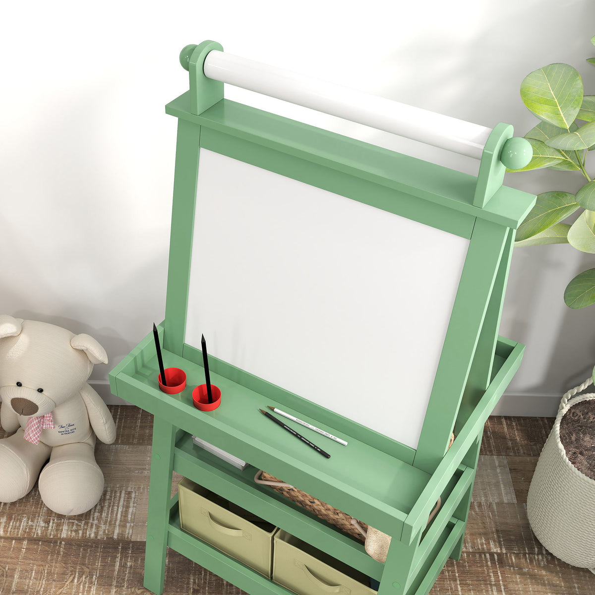 Caballete Infantil Aiyaplay Mdf Verde 59x48x118 Cm 3b0-012v80gn_3