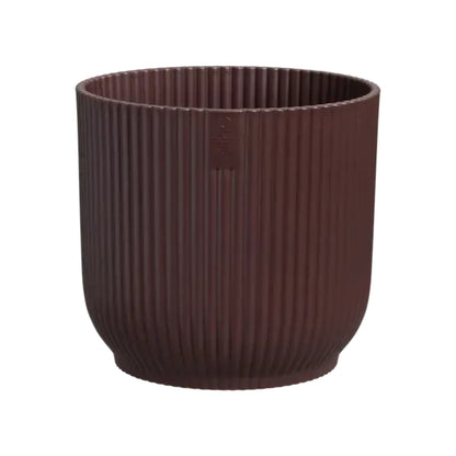 Macetero reciclado Winery rojo burdeos Elho 16 cm