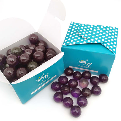 Pack Regalo 12 Perlas De Baño En Forma De Bola - Con Aceite De Soja - Hidrata, Suaviza Y Perfuma La Piel - Aroma Lavanda_4