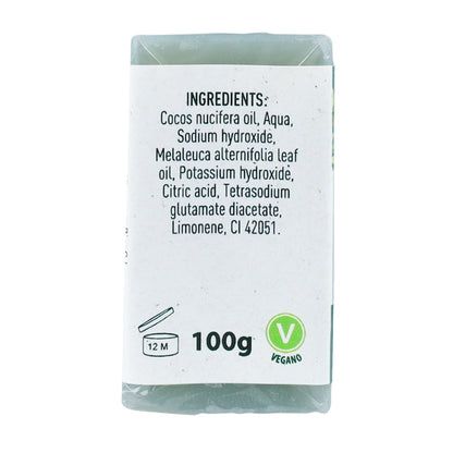 Jabón natural de árbol del té (TTO) Sol Natural 100 g