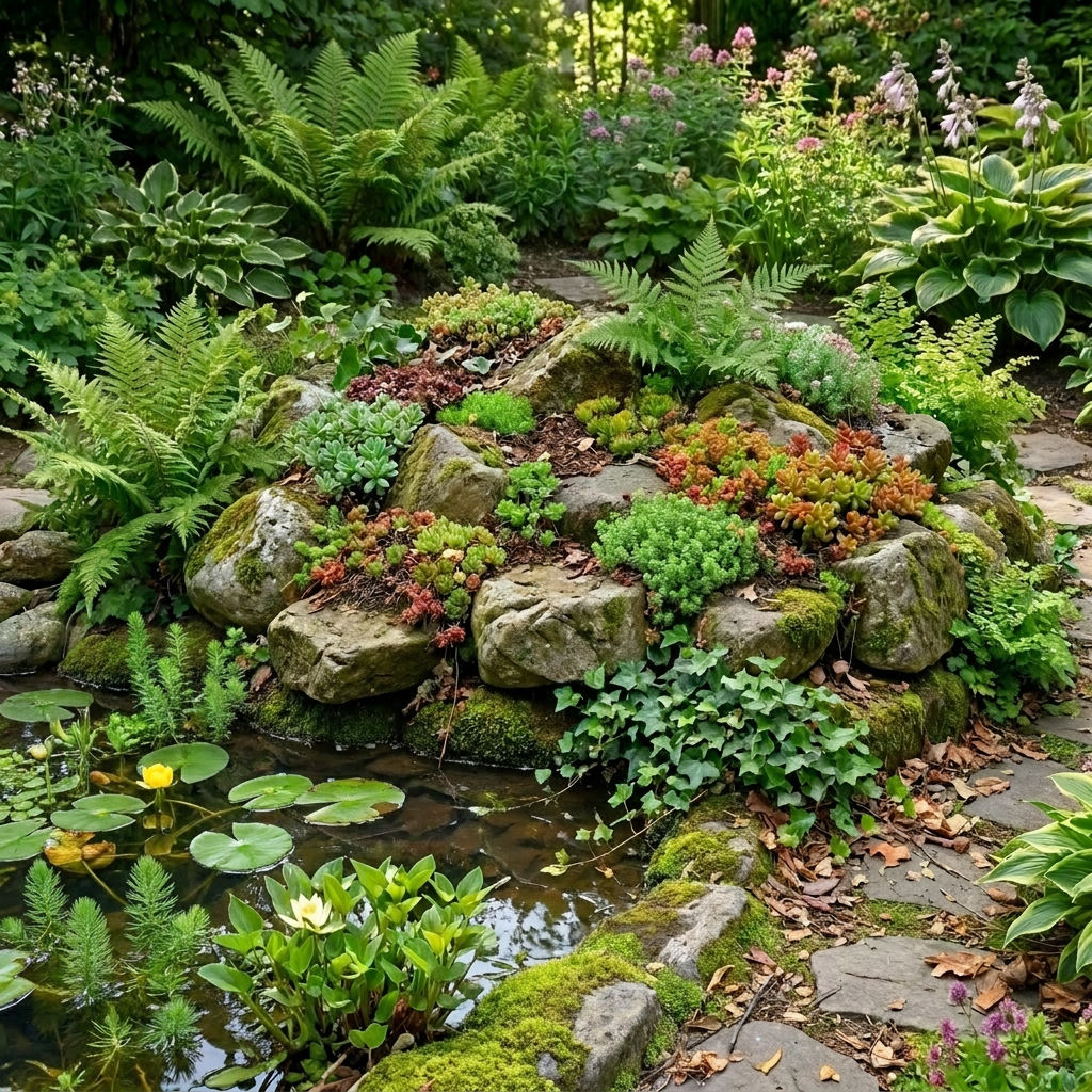 Sedum Siempreviva 12 Plantas - Mix Plantas Roca Borde Estanque - Resistente_4