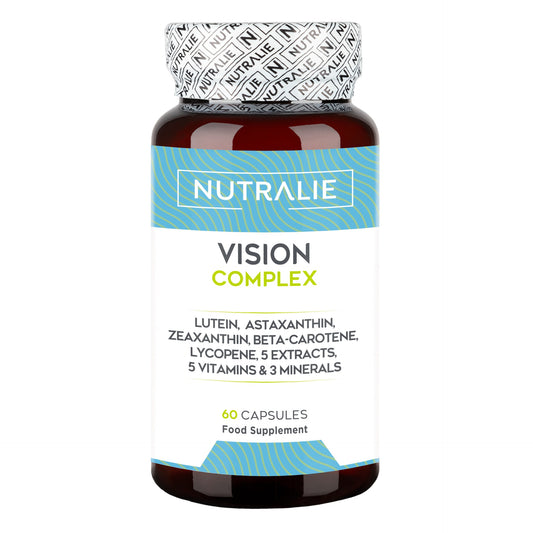 Vision Complex Luteína + Astaxantina + Zeaxantina, Nutralie, 60 cápsulas