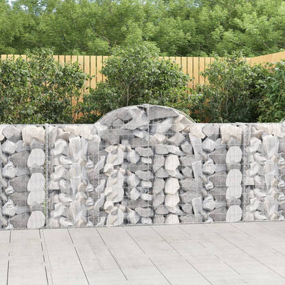 Cestas Gaviones 25 Uds Forma De Arco Hierro 200x30x100/120 Cm_1