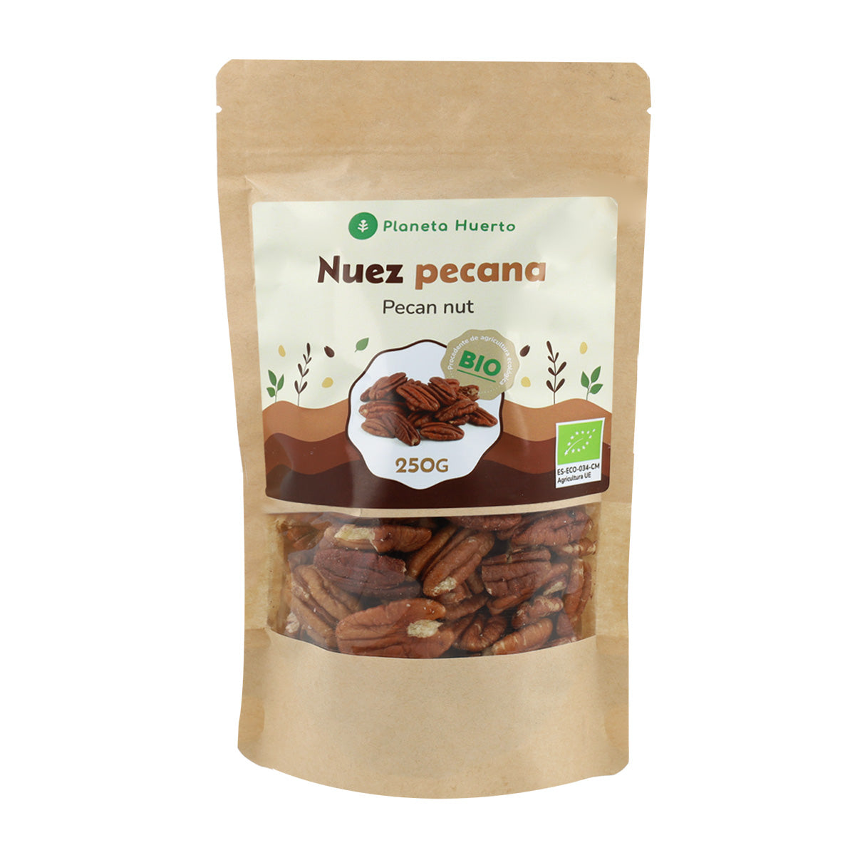 Nueces pecanas ECO Planeta Huerto 250 g