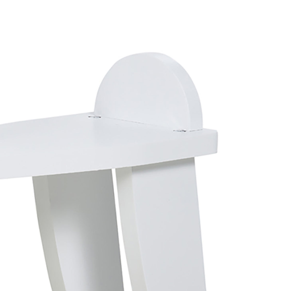 Caballito Balancín Bebés Homcom Mdf Blanco 68x26x48 Cm_4