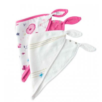 Bandanas babero de Bambú Jardín de Hadas 2 uds Little Unicorn