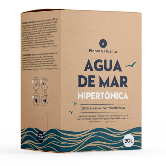 Agua De Mar Hipertónica Planeta Huerto 20 L