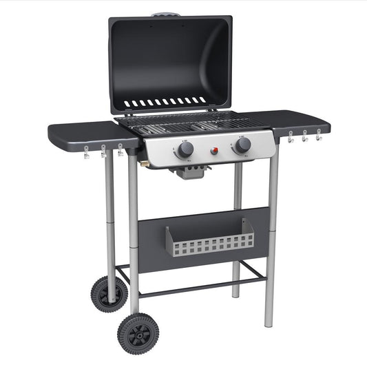 Barbacoa Gas 2 Quemadores Annika Acero 105 X 49 X 100 Cm Ldk Garden