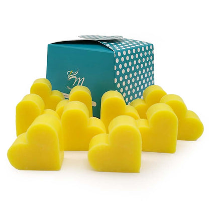 25 Jabones Aromáticos Con Forma De Corazón - Detalle Para Invitados De Eventos - Jabón Glicerina Con Aroma A Pomelo_3