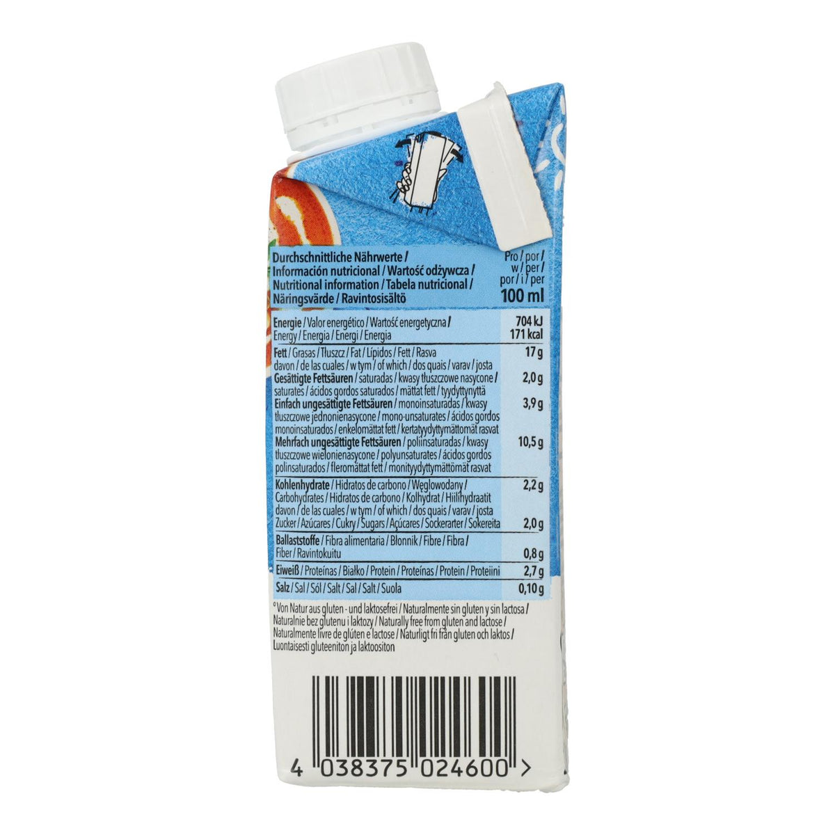 Crema para cocinar de Soja Liquida Bio Natumi, 200 ml