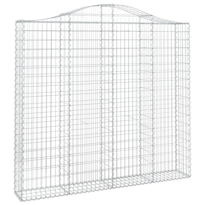 Cestas De Gaviones 2 Uds Forma De Arco Hierro 200x30x180/200 Cm_2
