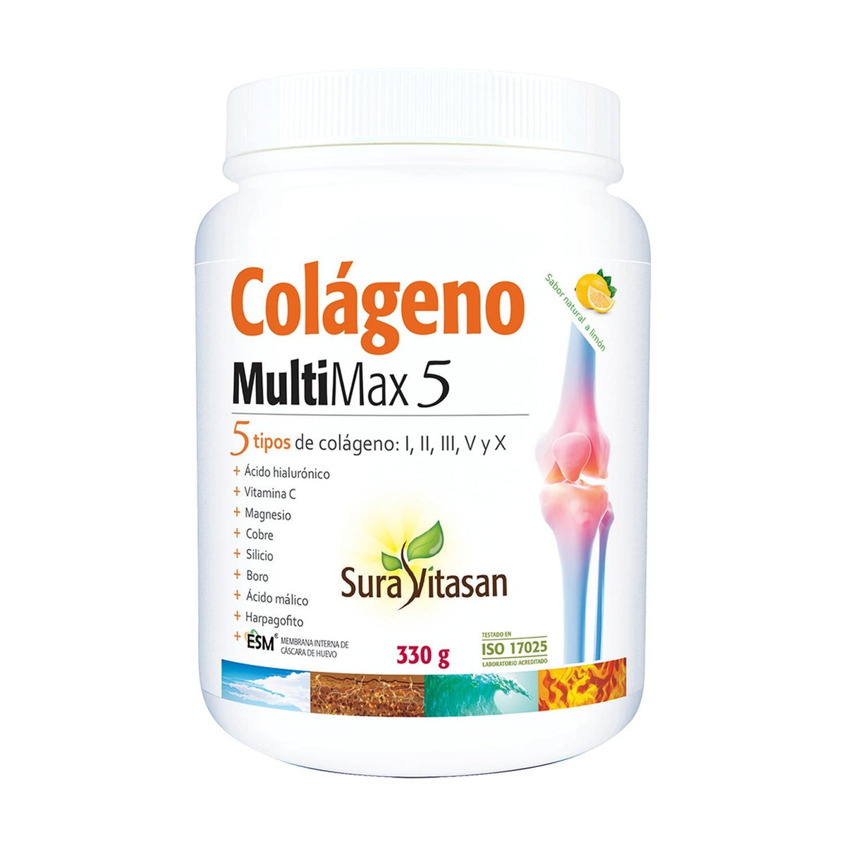 Colágeno Multi Max 5  Sura Vitasan 330 gr