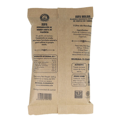 Chufa Molida de Valencia D.O. Mon Orxata 225 g