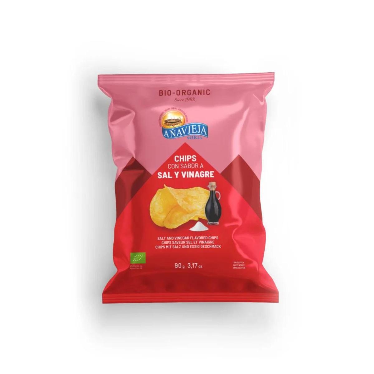 Patatas Fritas con Sal y Vinagre ECO Añavieja 90g