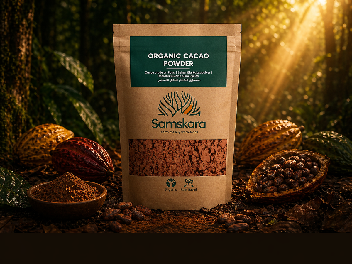 Cacao En Polvo Bio - 4kg (1kg Envase Retail + 3kg Bolsa Granel De Recarga) | Cacao Puro Ecológico Vegano Para Repostería_3