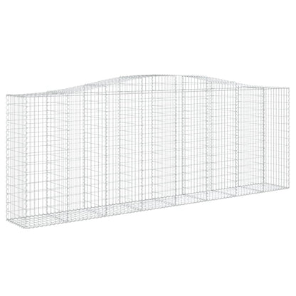 Cestas De Gaviones 2 Uds Forma De Arco Hierro 400x50x140/160 Cm_2