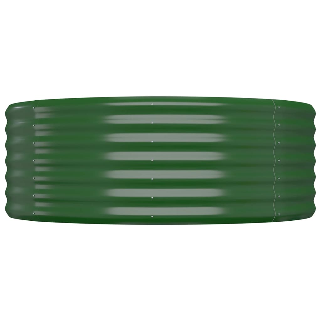 Jardinera Arriate Acero Galvanizado Verde 322x100x36 Cm_3