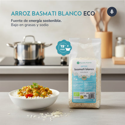 Arroz Basmati Blanco ECO Planeta Huerto 2,5 kg