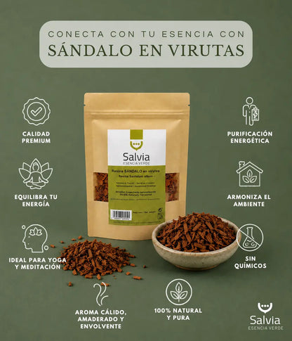 Salvia - Resina Sándalo En Virutas, Granel | 50g_2