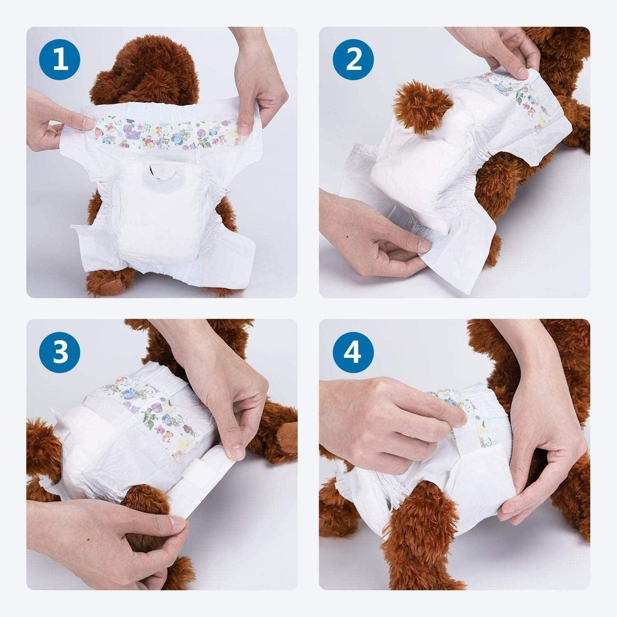 Pañales para perro Hembra M Nobleza 12 ud