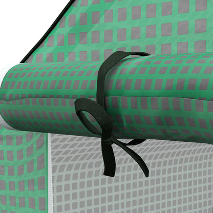 Cubierta De Invernadero Outsunny Pe Verde 140x143x190 Cm_3