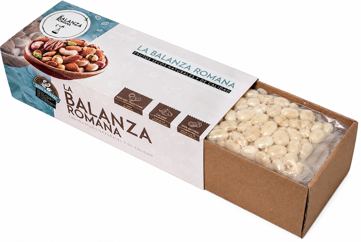 Almendras Peladas Queen Marcona Bio - Envasadas Al Vacío - Pack 2 X 800g (2 Envases Retail) | Fruto Seco Premium, Snack_1
