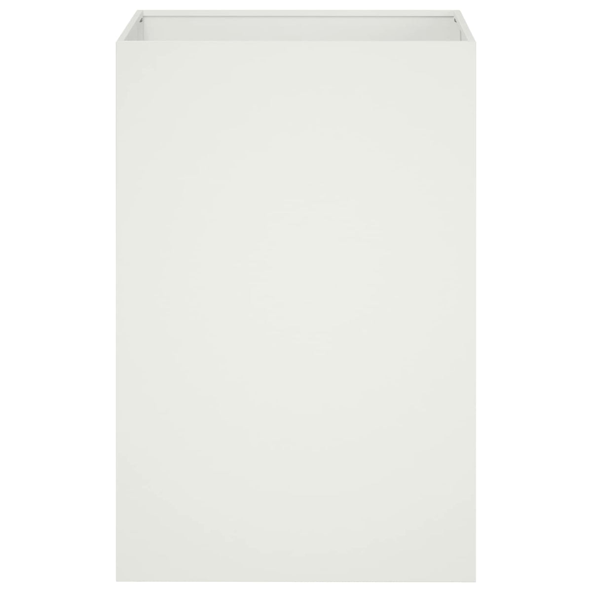 Macetero De Jardín 2 Uds. Blanco 50 X 50 X 75 Cm_3