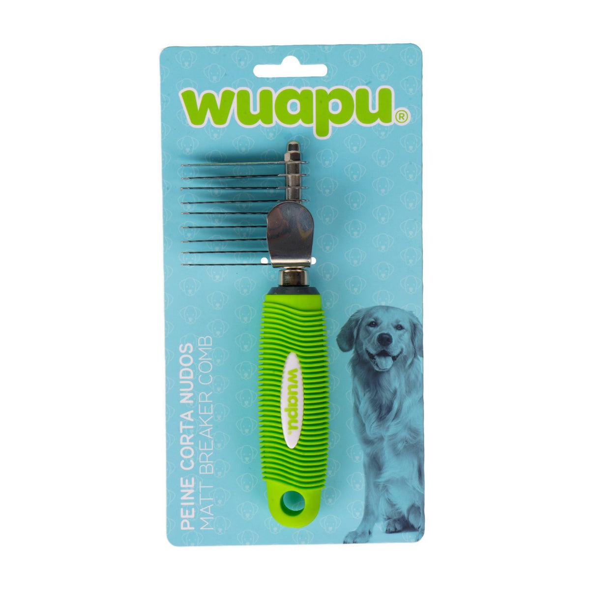 Peine Corta Nudos Wuapu, Corta Nudos Lateral Que Facilita Deshacer Nudos Del Pelo Del Perro_0