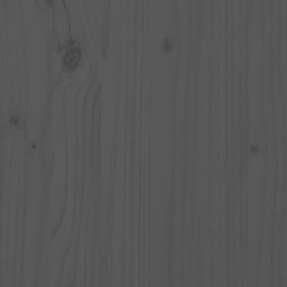 Jardinera De Madera Maciza De Pino Gris 110x110x27 Cm_5
