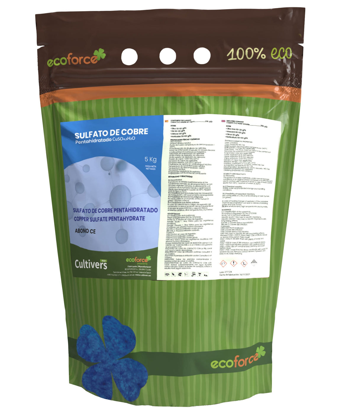 Sulfato De Cobre Cultivers 5 Kg_1