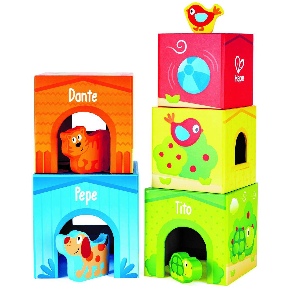 Cubos Primera Edad Friendship Tower Hape_5
